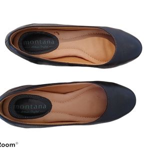 Black Montana Low Heels